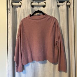 Pink cashmere sweater